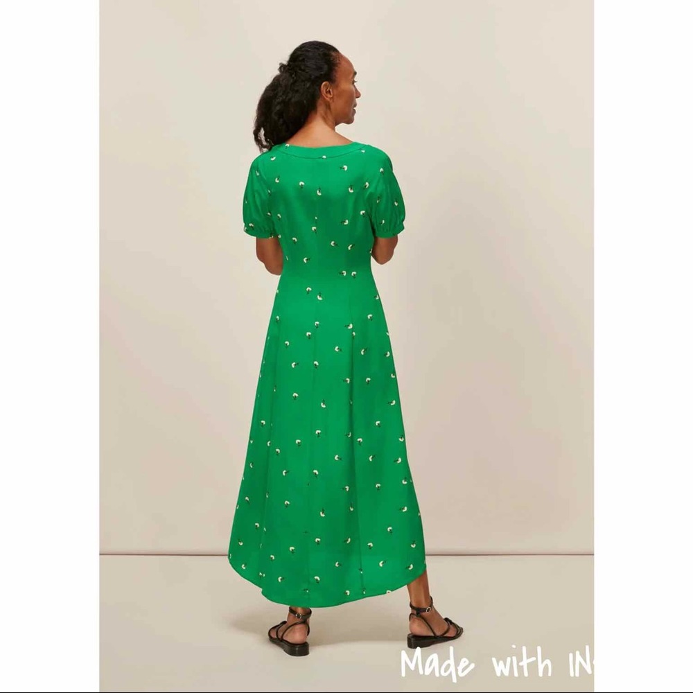Whistles Floral Silk Dress - Picture 3 of 12